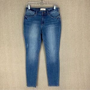 Sundance Primrose Jeans Size 27 Womens Skinny Blue Mid Rise Stretch Denim